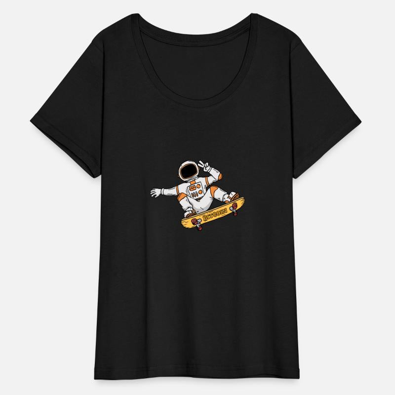 Astronaut Bitcoin Skater Stock Market Trader