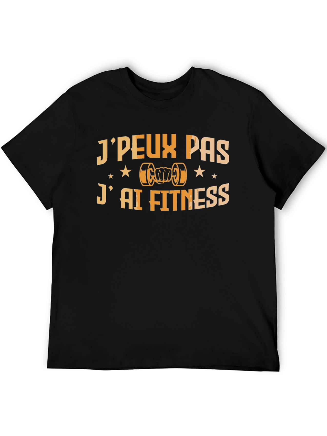 Fitness Gym Workout T-Shirt - JPeux Pas Jai Fitness
