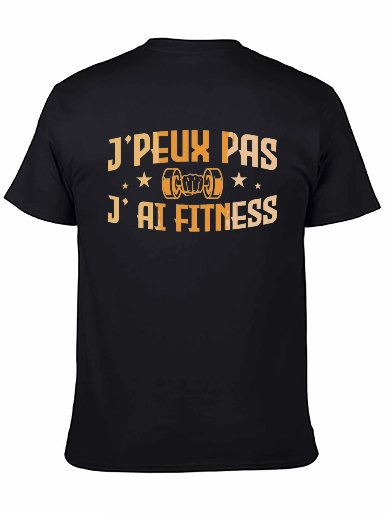 Fitness Gym Workout T-Shirt - JPeux Pas Jai Fitness