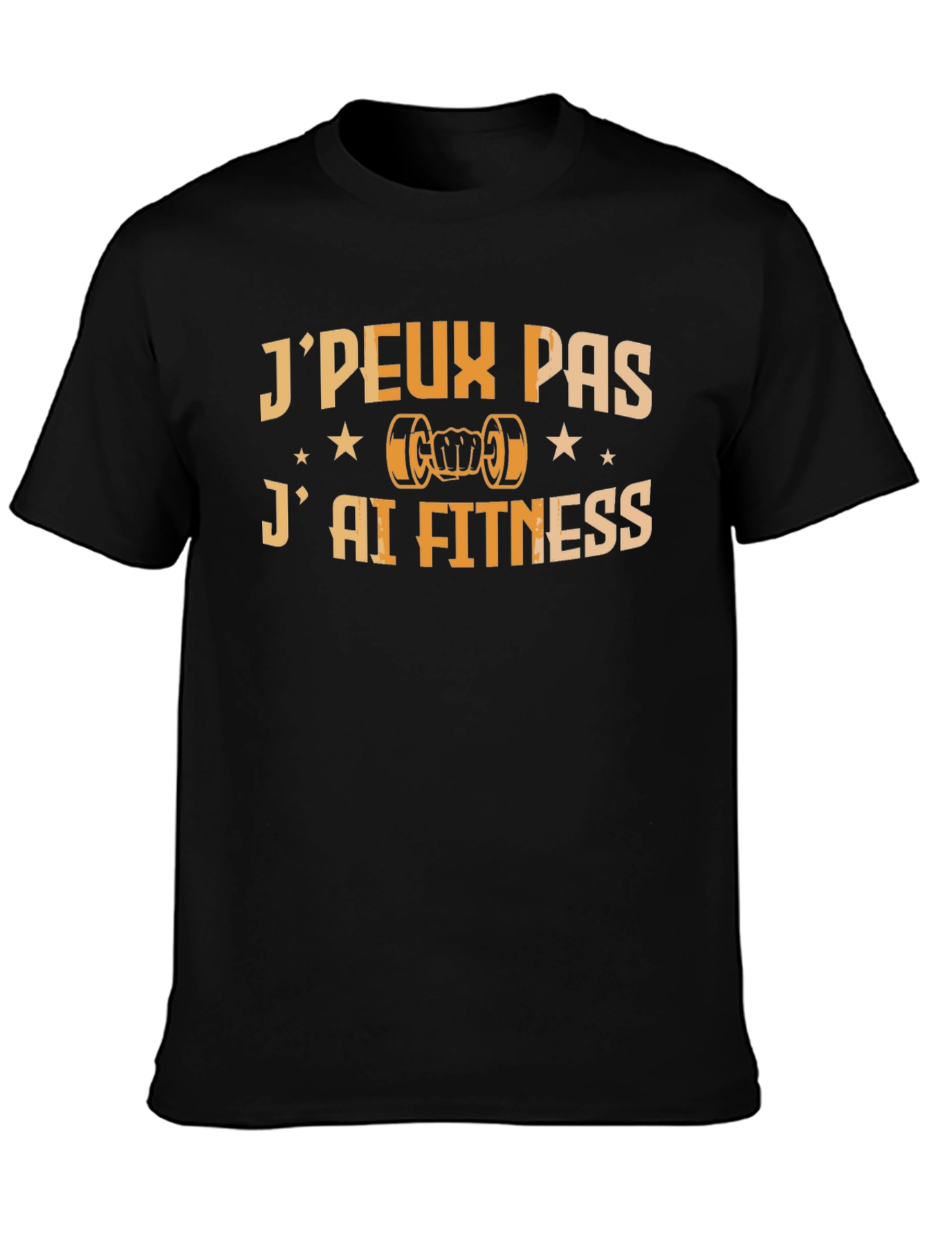 Fitness Gym Workout T-Shirt - JPeux Pas Jai Fitness