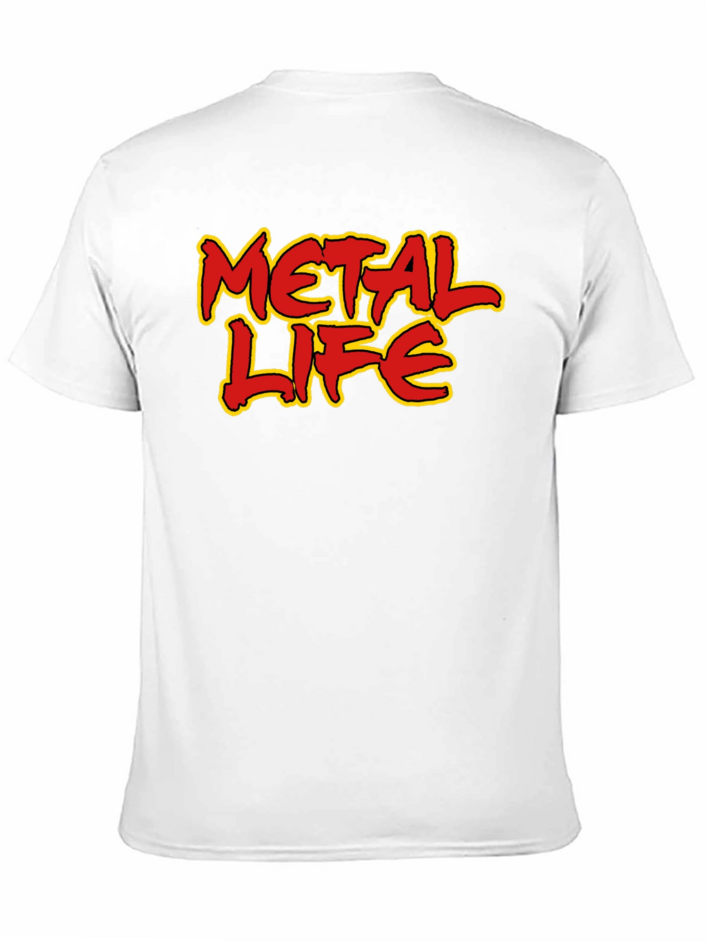Metal Life Graphic Tee - Bold Statement T-Shirt