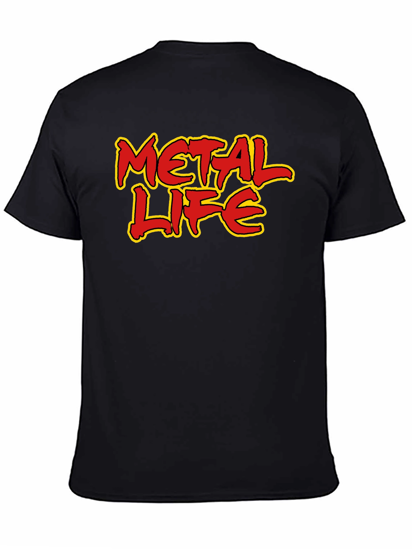 Metal Life Graphic Tee - Bold Statement T-Shirt