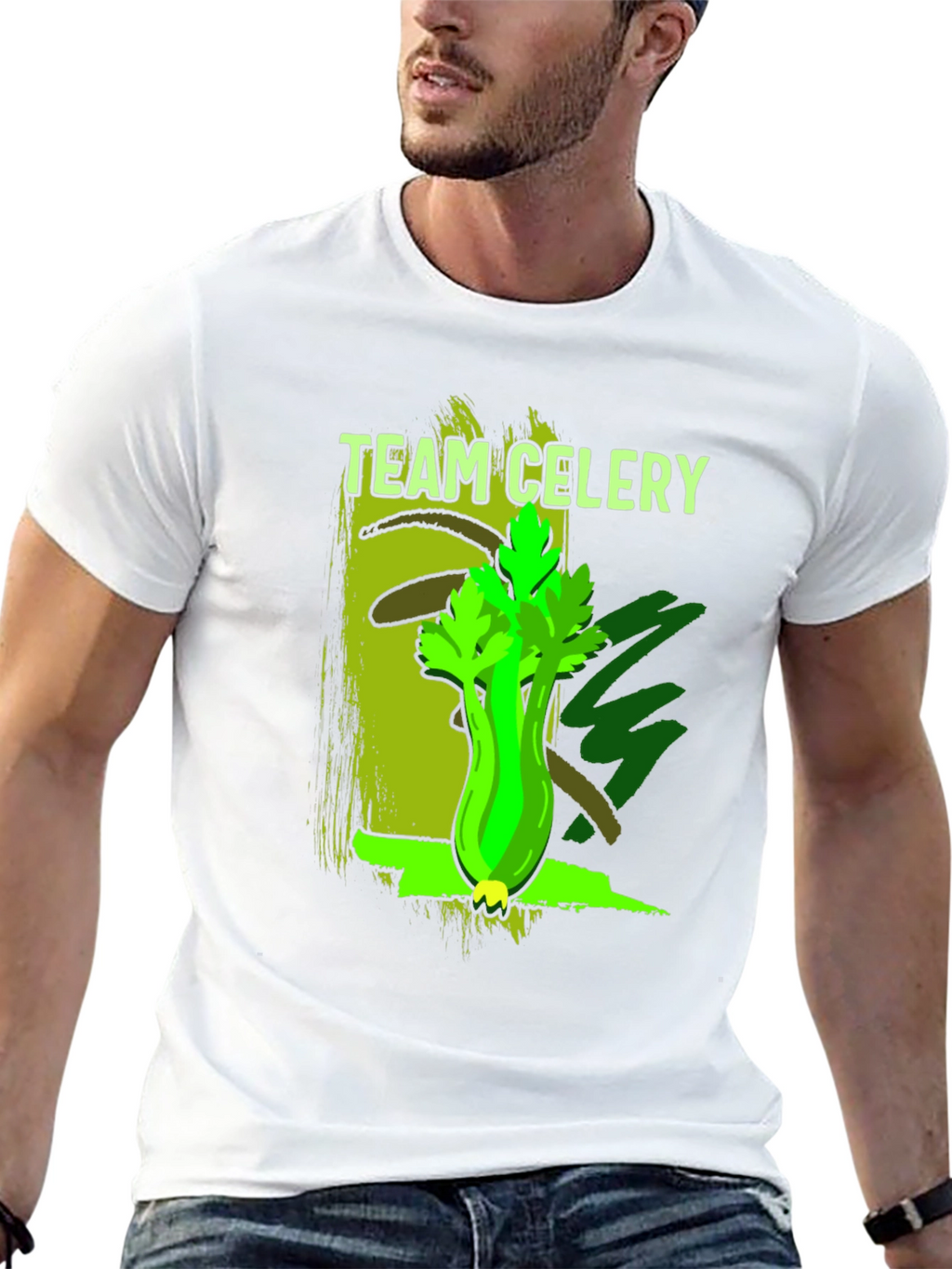 Team Celery T-Shirt: Fresh & Fun Graphic Tee