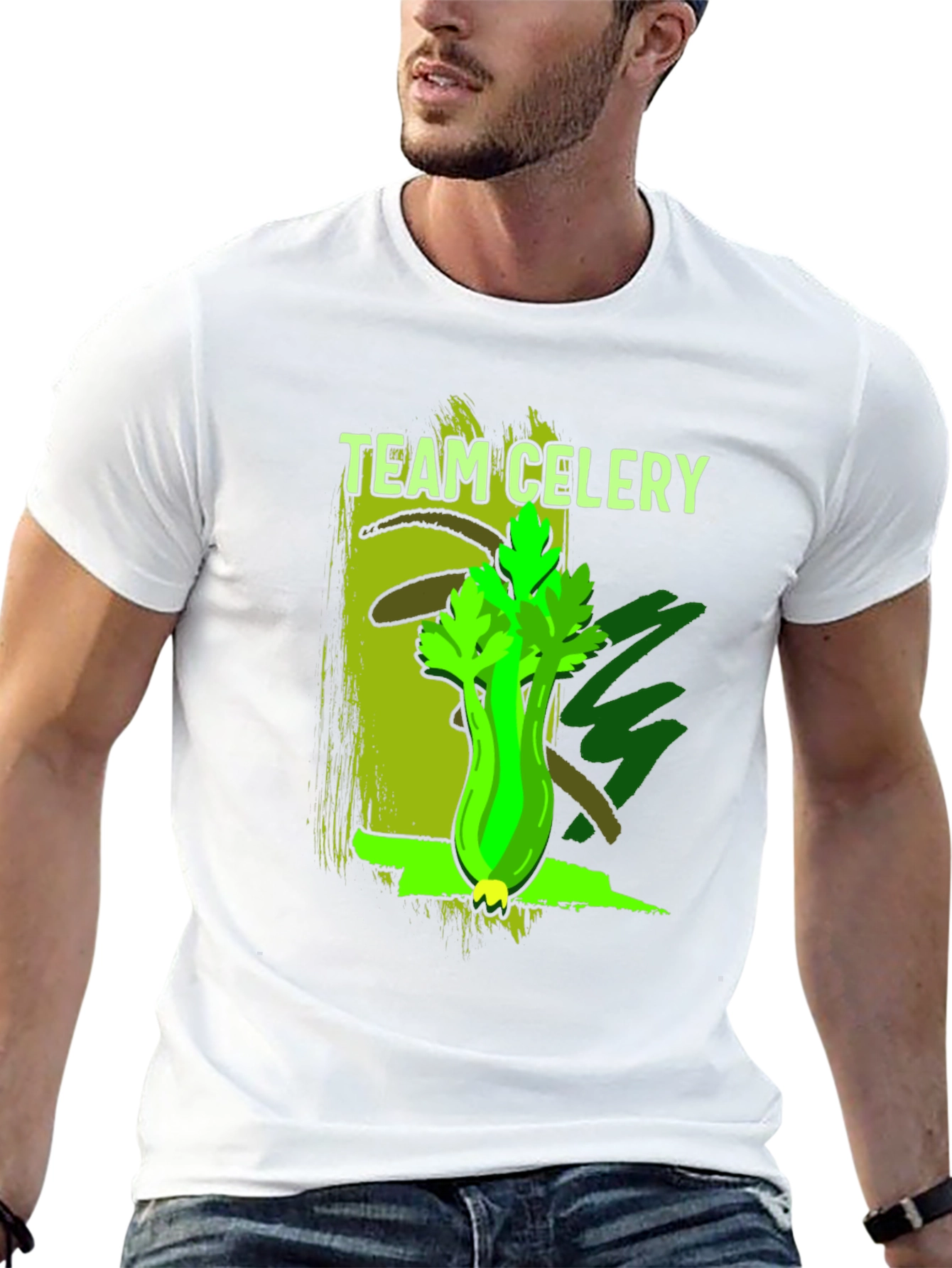 Team Celery T-Shirt: Fresh & Fun Graphic Tee