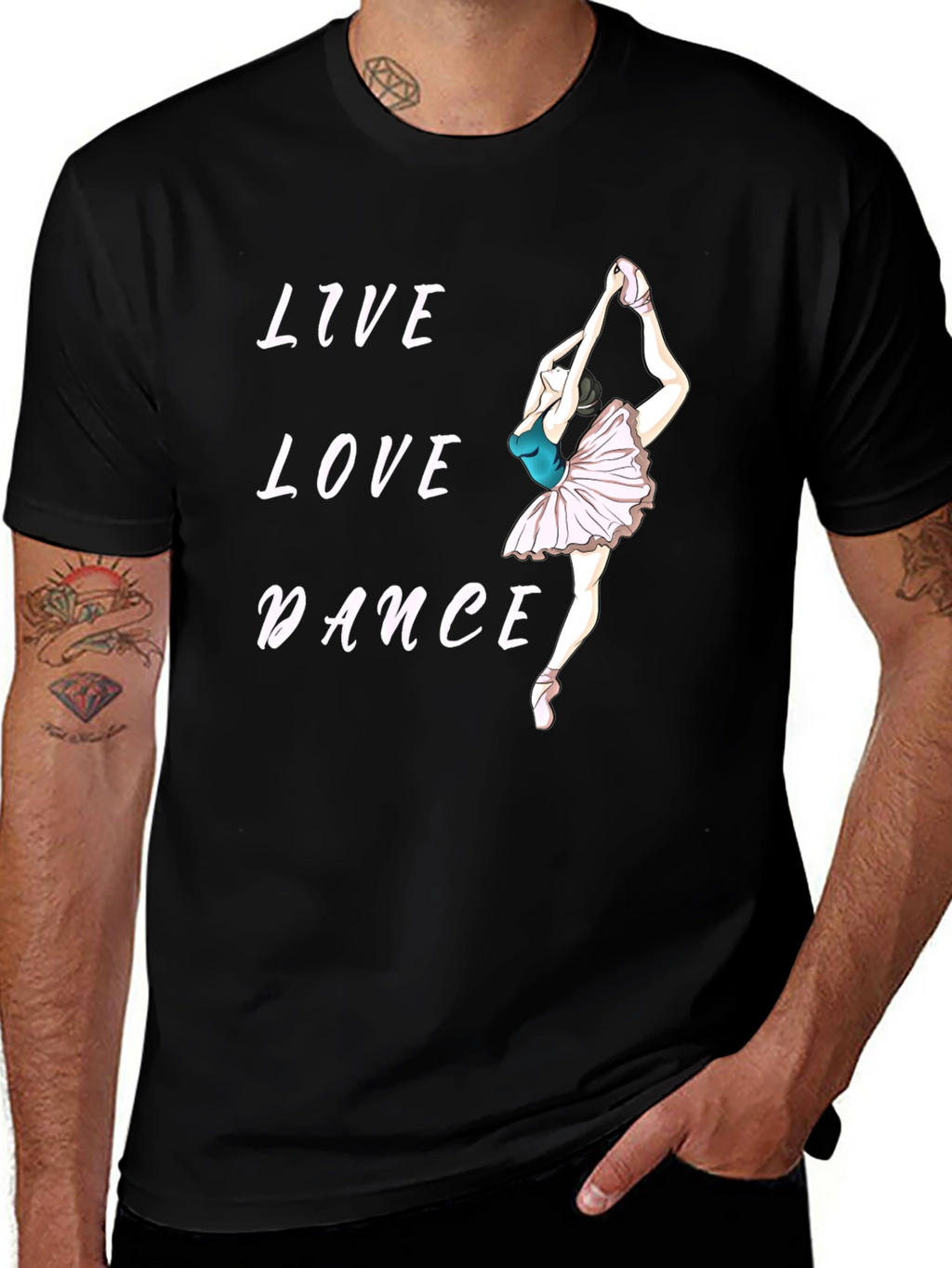 Live Love Dance Graphic T-Shirt