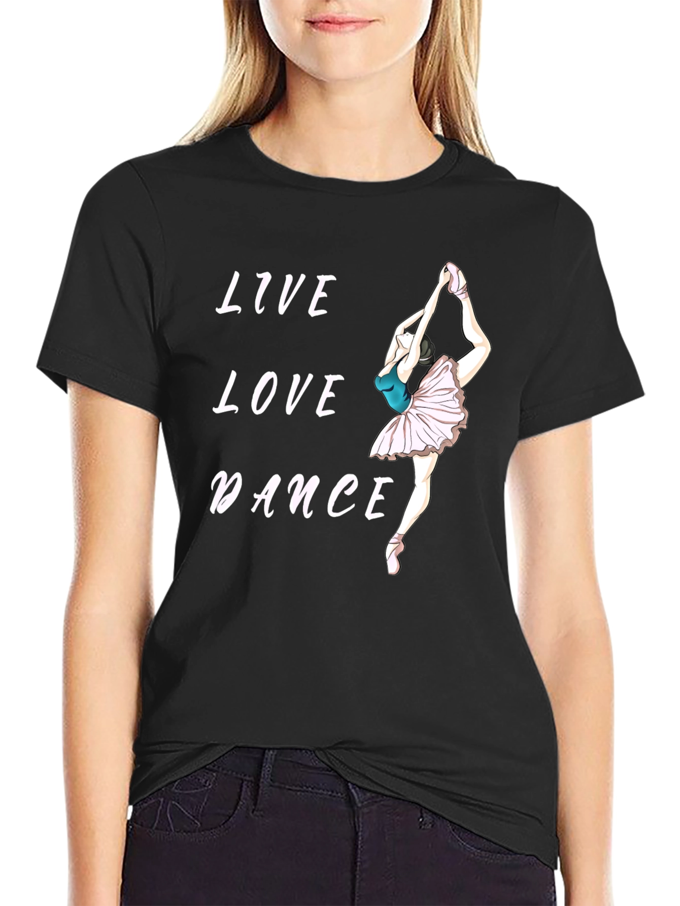 Live Love Dance Graphic T-Shirt