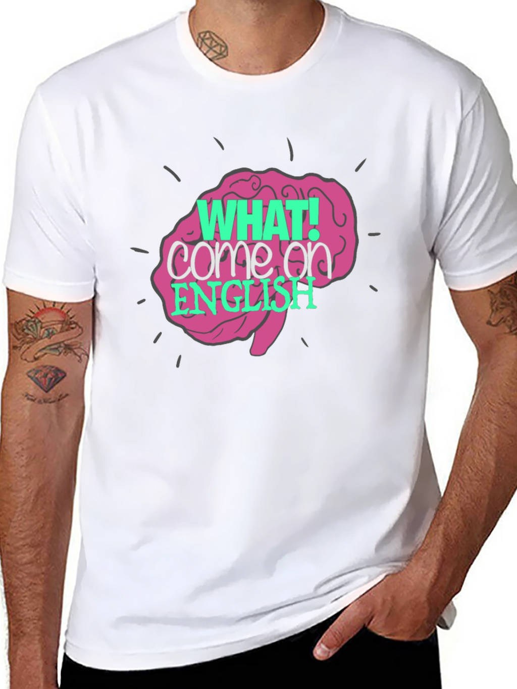 Brainy English Teacher T-Shirt