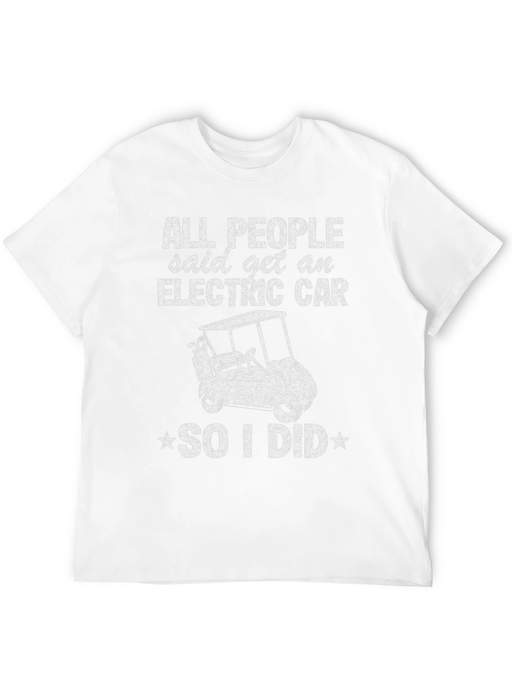 Electric Car Funny Golf Cart T-Shirt
