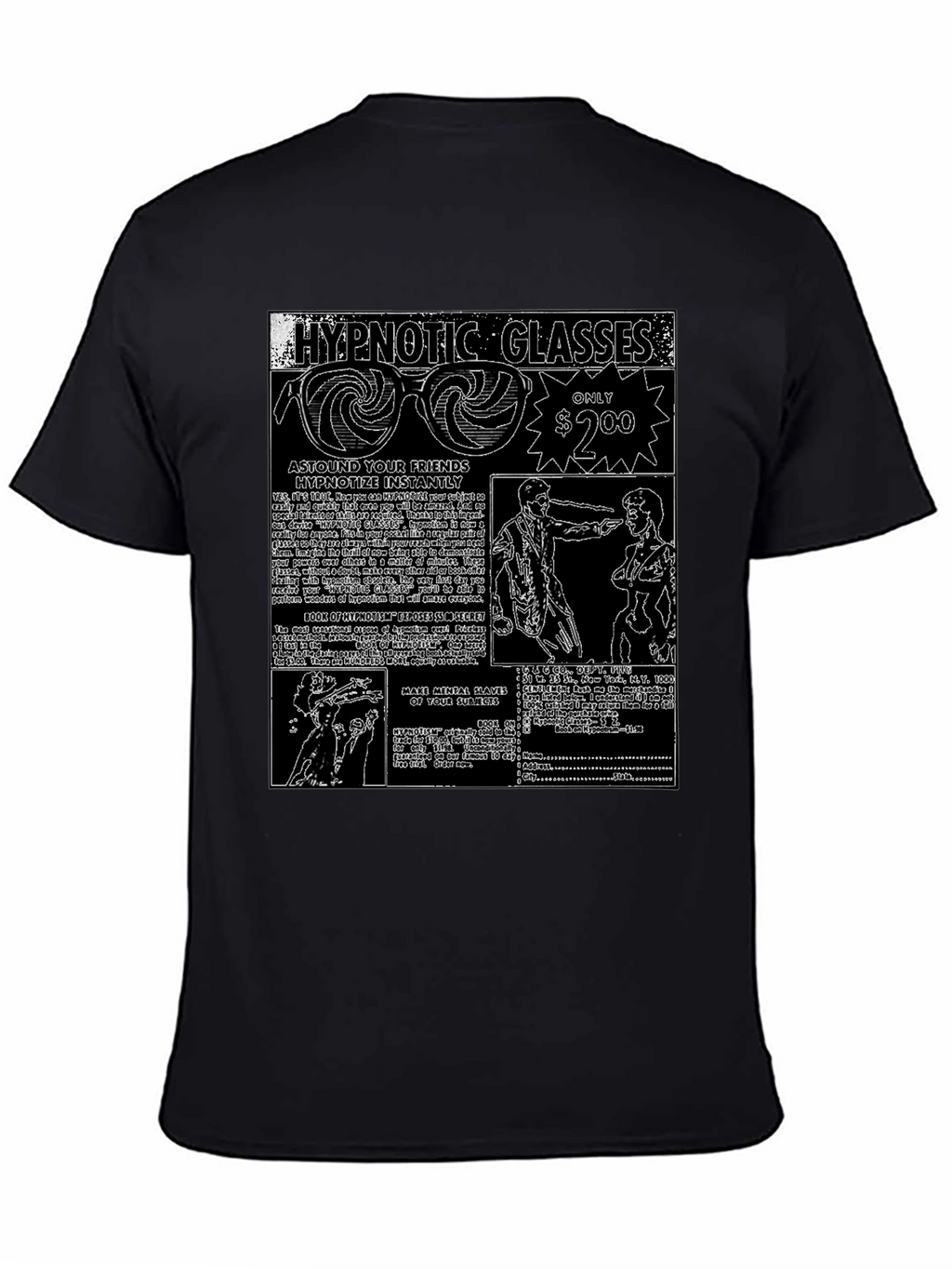 Hypnotic Glasses Graphic Tee - Astound Your Friends!