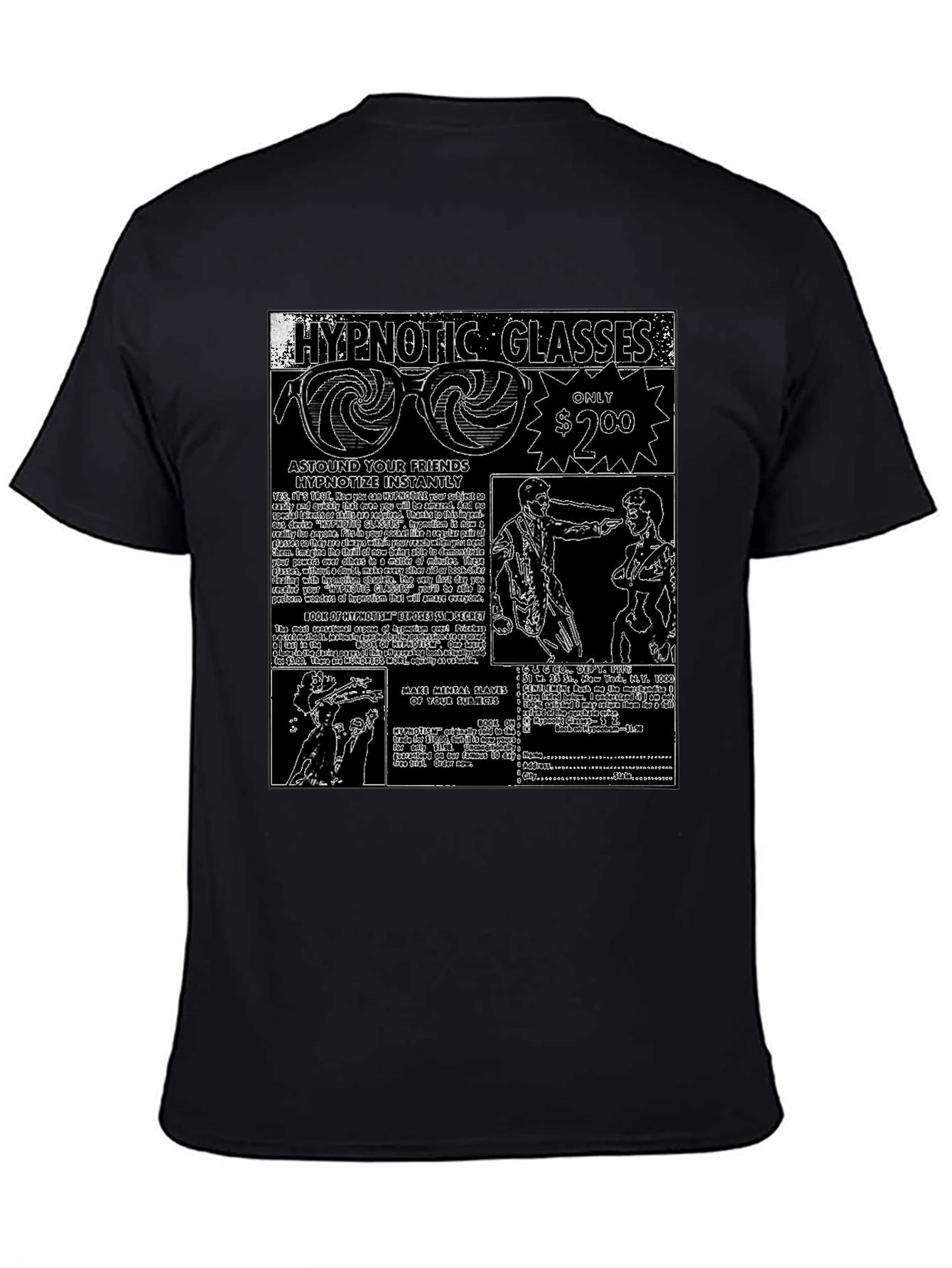 Hypnotic Glasses Graphic Tee - Astound Your Friends!