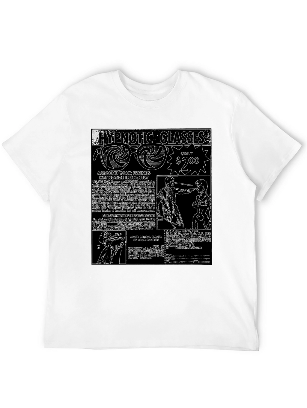 Hypnotic Glasses Graphic Tee - Astound Your Friends!