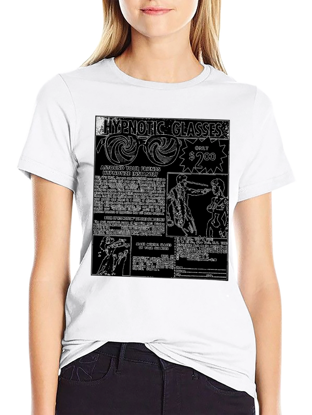 Hypnotic Glasses Graphic Tee - Astound Your Friends!