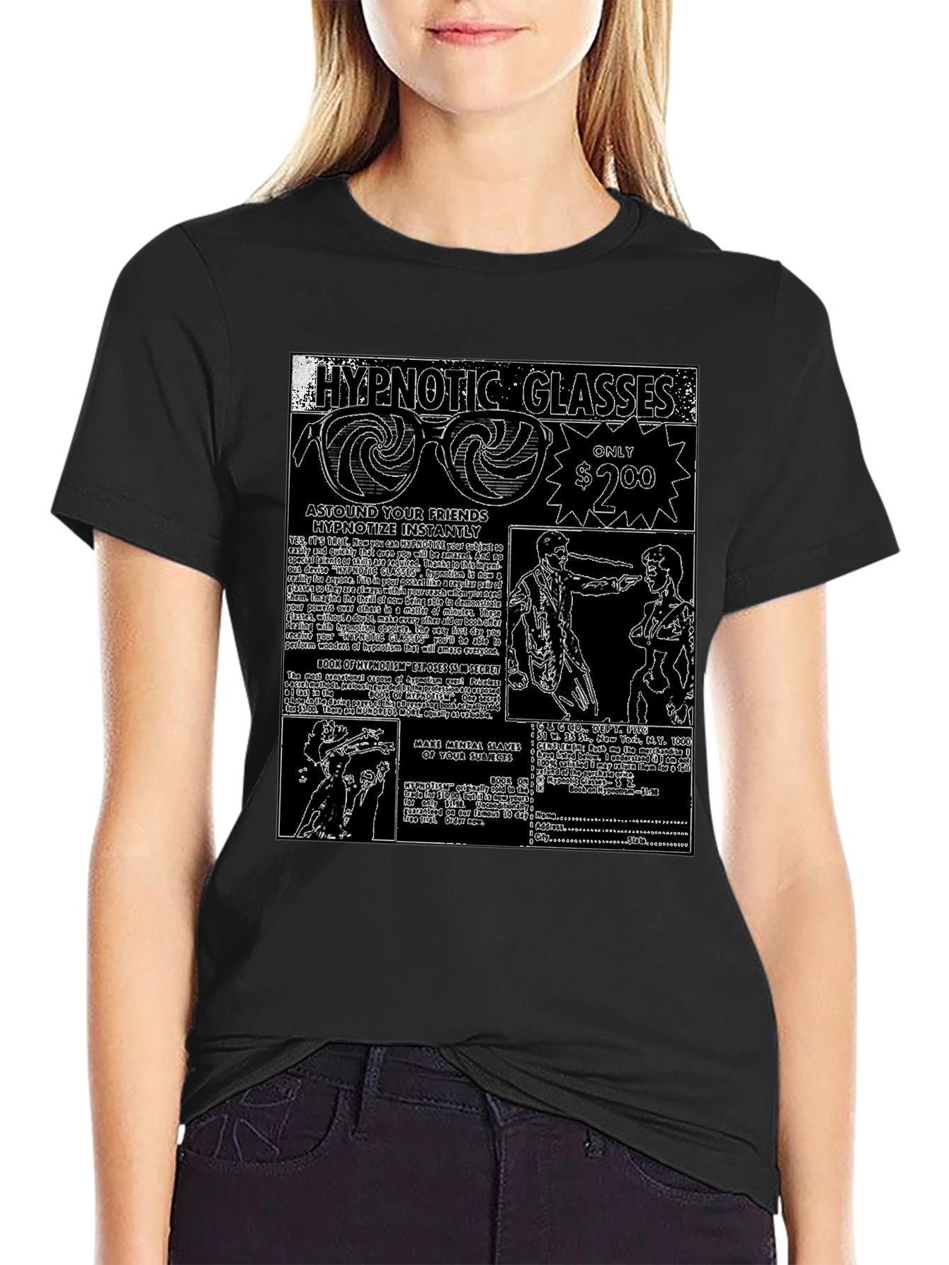 Hypnotic Glasses Graphic Tee - Astound Your Friends!