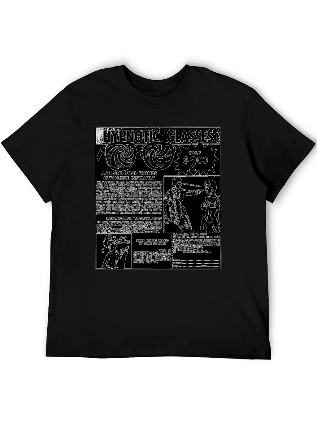Hypnotic Glasses Graphic Tee - Astound Your Friends!