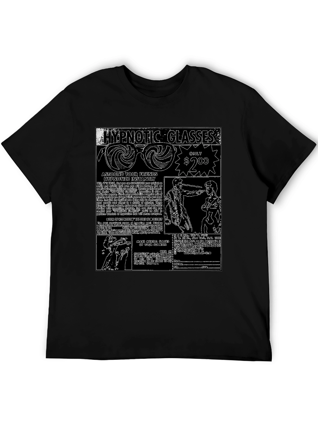 Hypnotic Glasses Graphic Tee - Astound Your Friends!