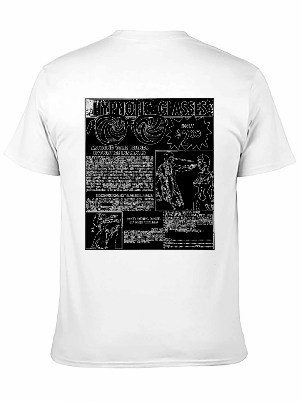 Hypnotic Glasses Graphic Tee - Astound Your Friends!