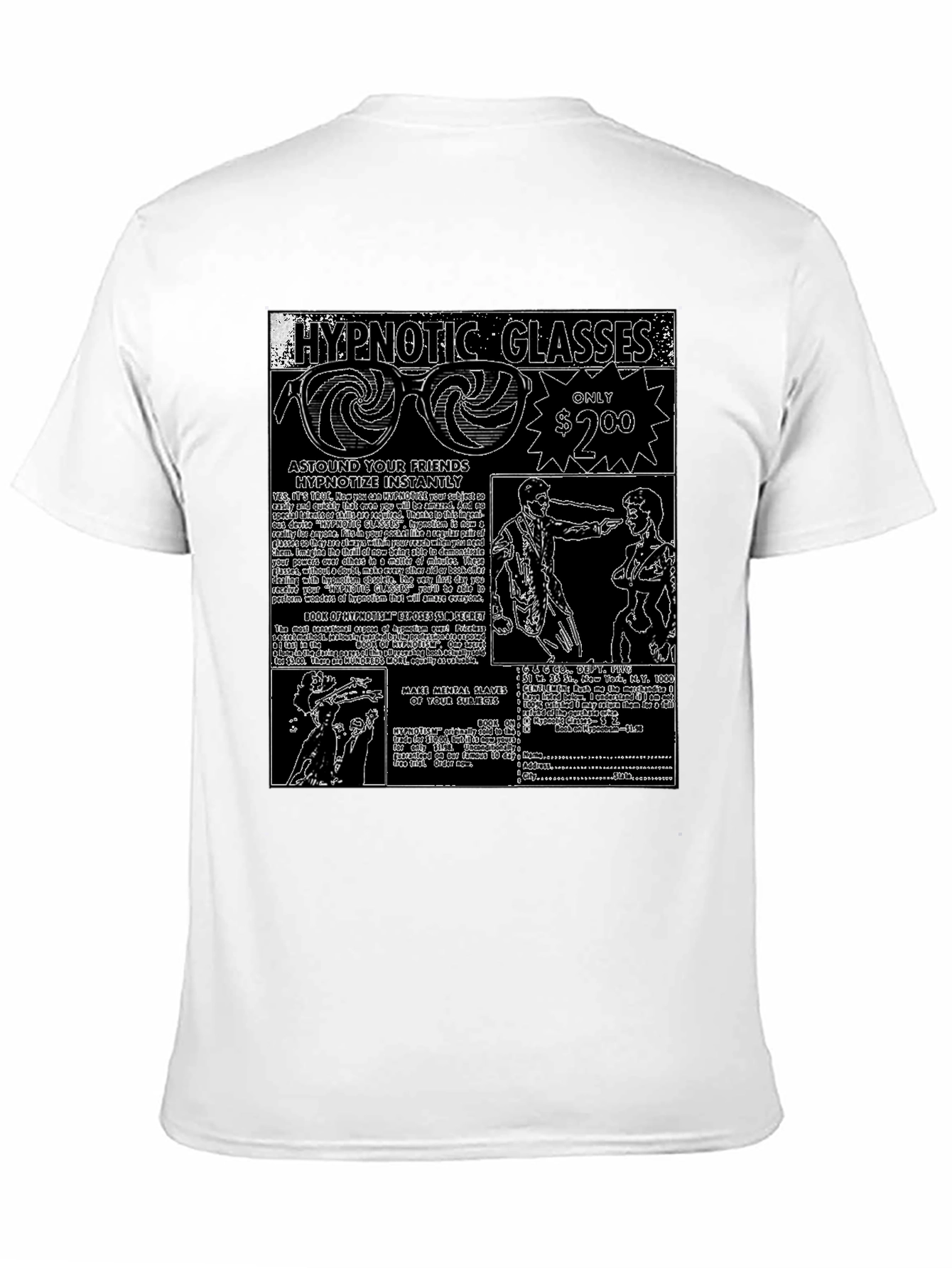 Hypnotic Glasses Graphic Tee - Astound Your Friends!