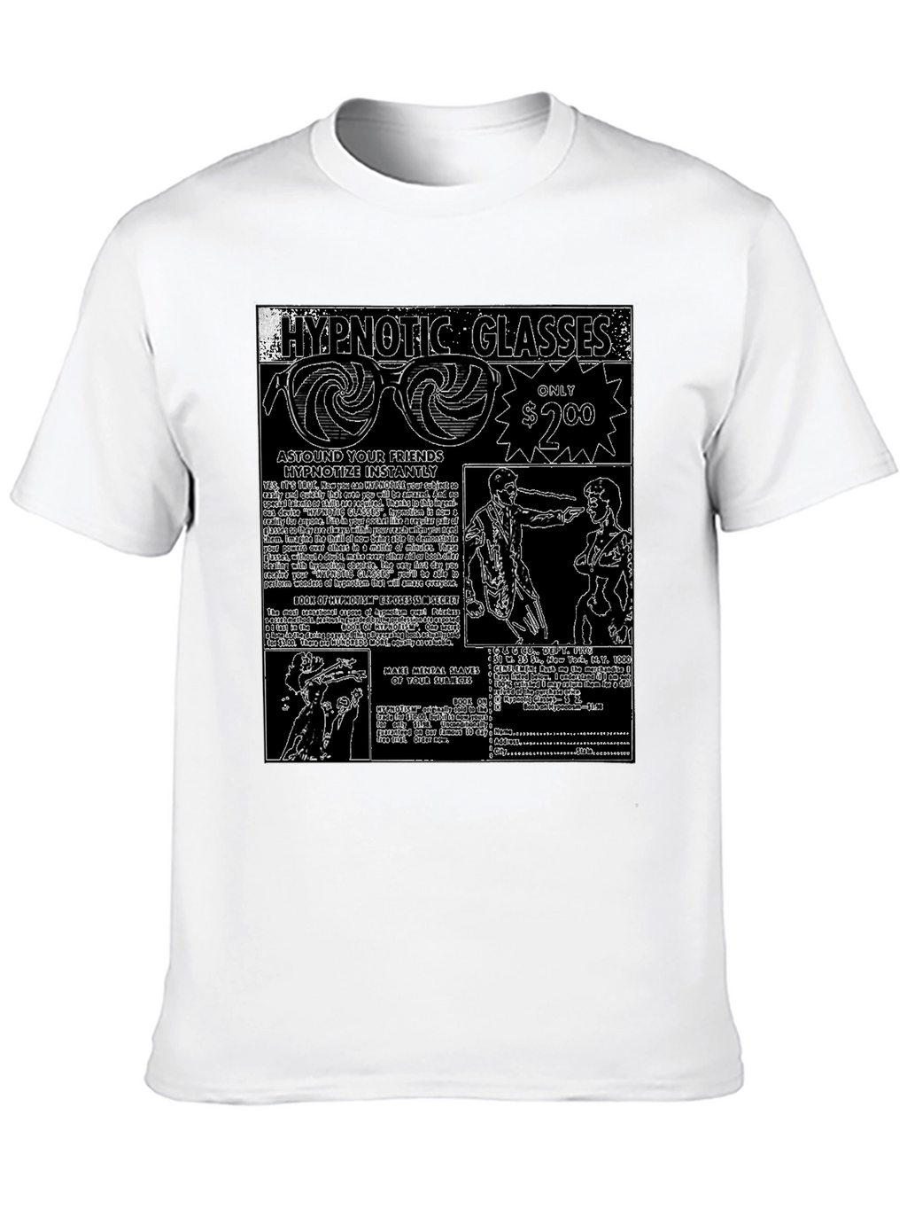 Hypnotic Glasses Graphic Tee - Astound Your Friends!