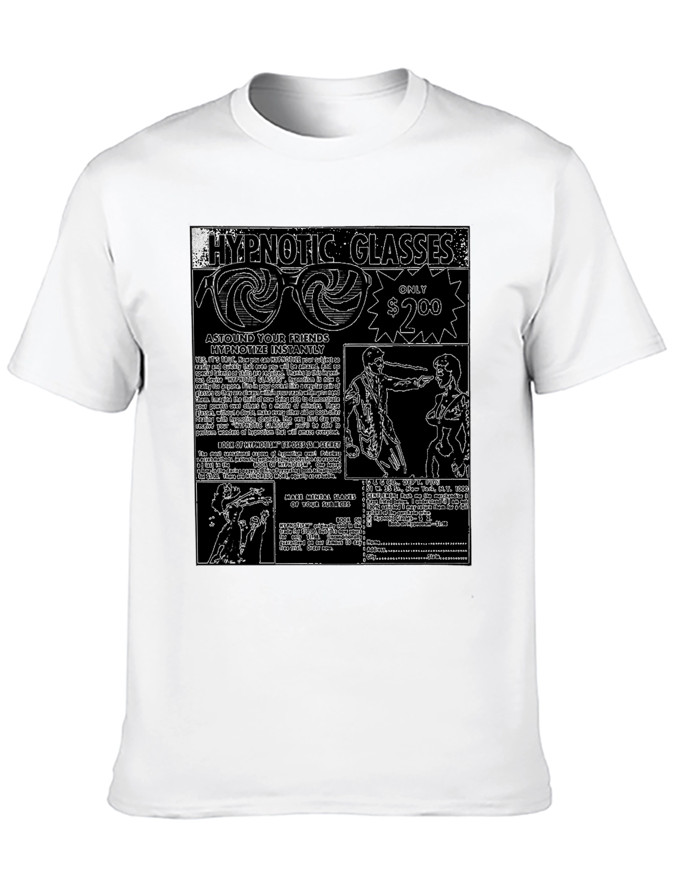 Hypnotic Glasses Graphic Tee - Astound Your Friends!