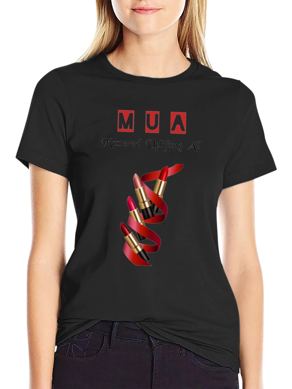 MUA Lipstick Graphic Tee - Mastered Uplifting All