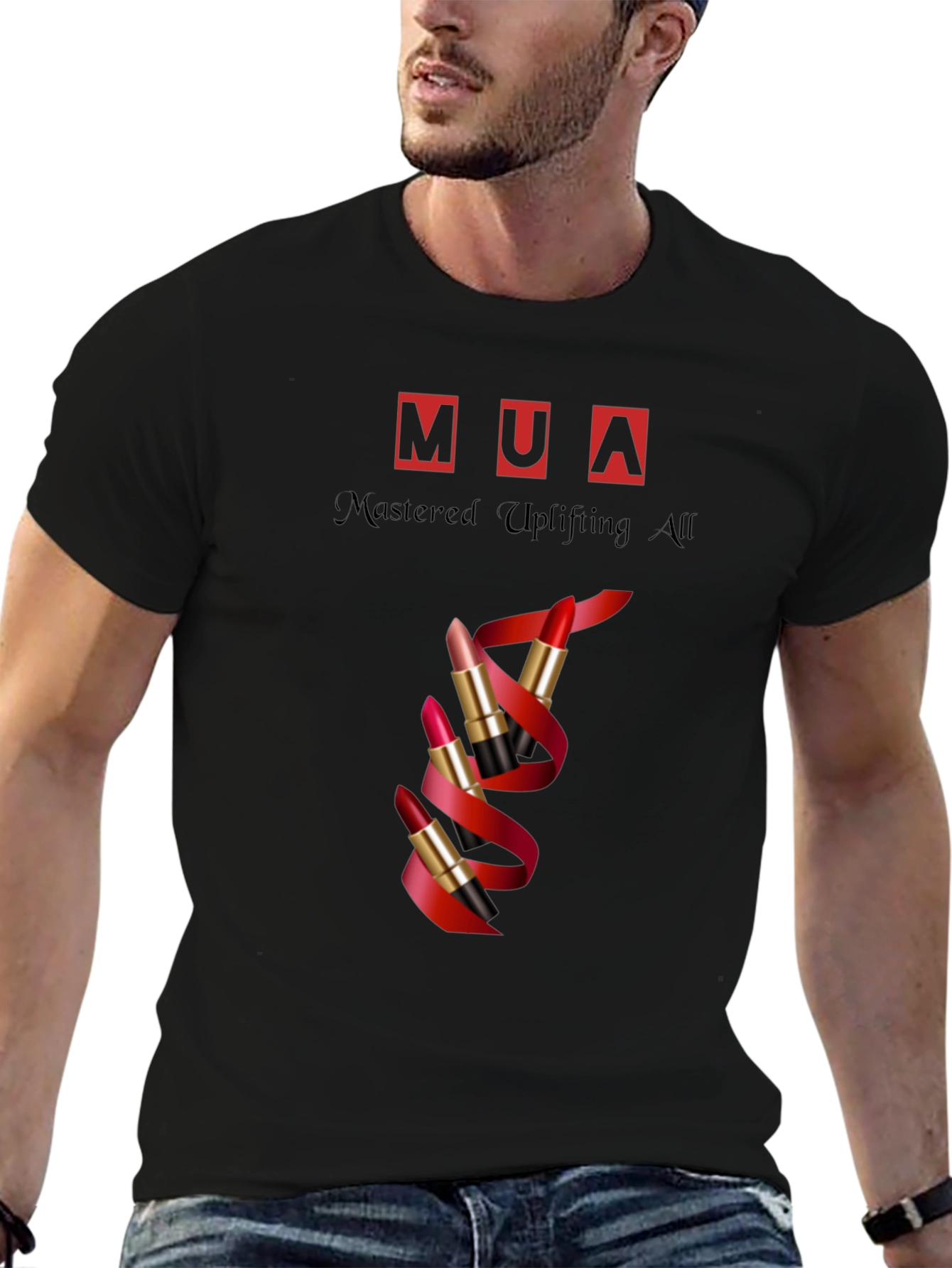 MUA Lipstick Graphic Tee - Mastered Uplifting All
