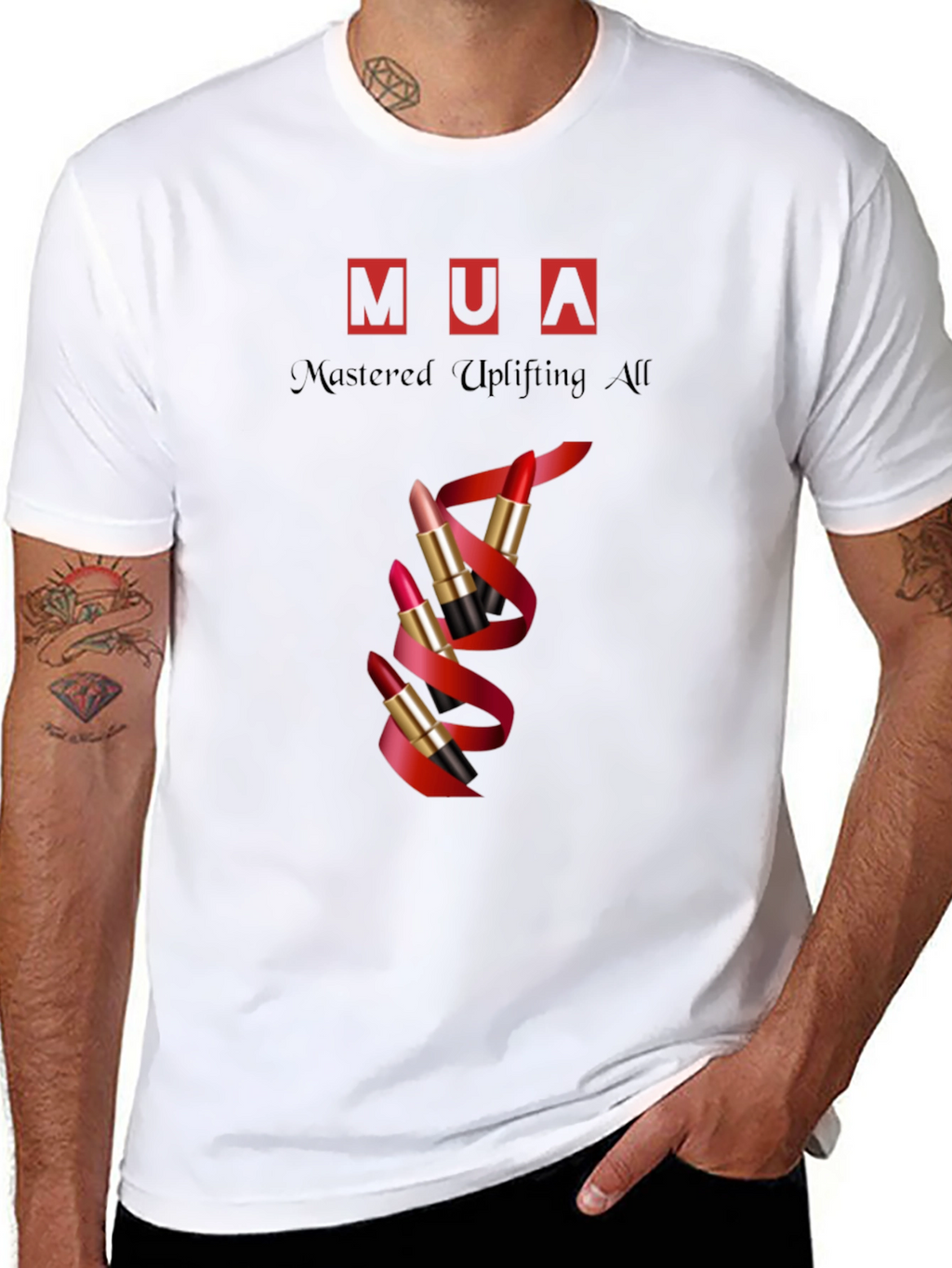 MUA Lipstick Graphic Tee - Mastered Uplifting All
