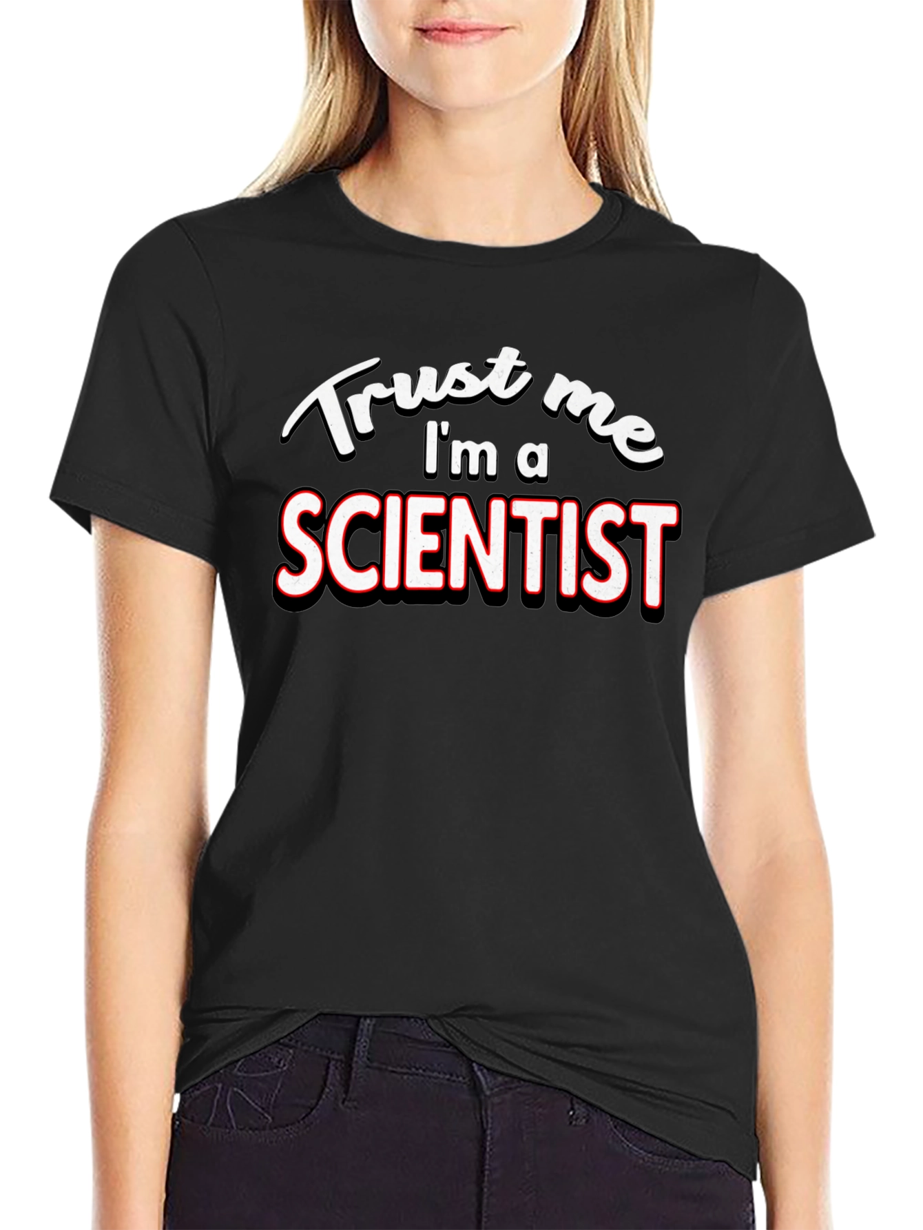 Trust Me Im a Scientist Black T-Shirt
