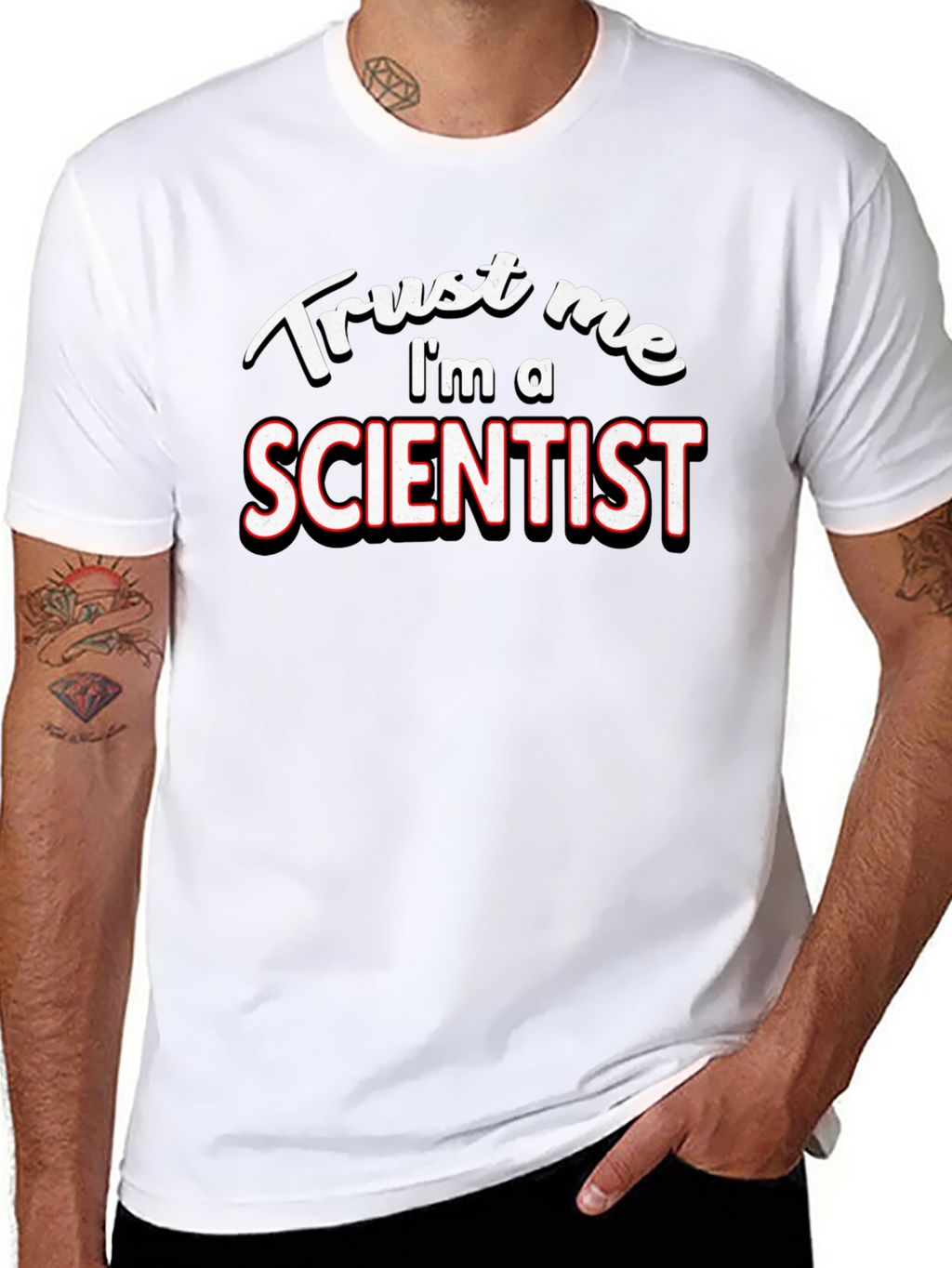Trust Me Im a Scientist Black T-Shirt