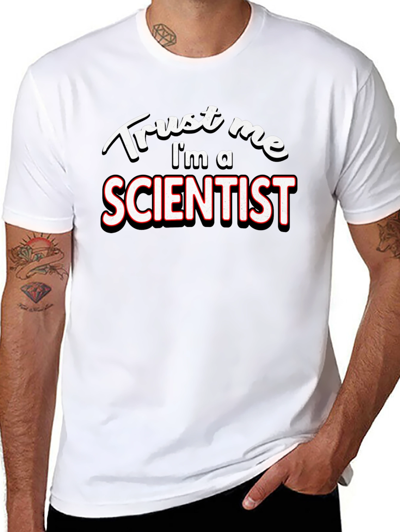 Trust Me Im a Scientist Black T-Shirt