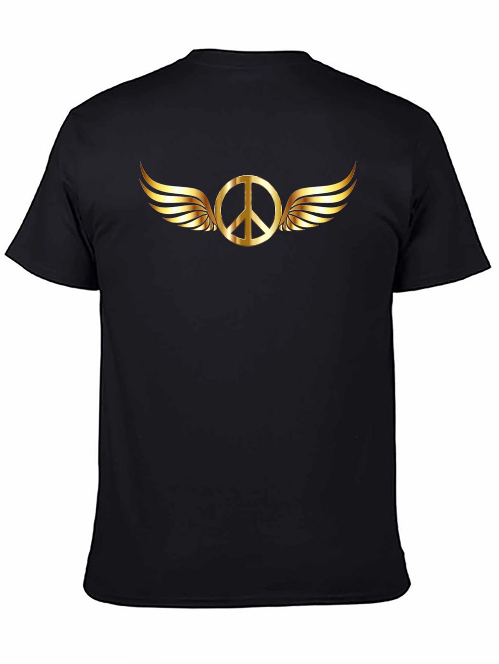 Peace Sign with Wings Graphic Tee