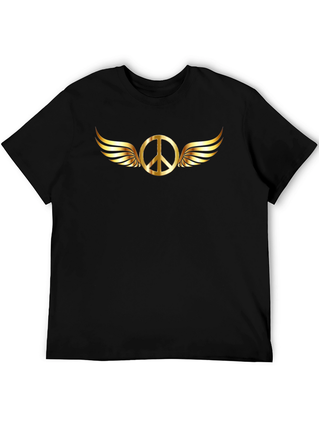 Peace Sign with Wings Graphic Tee