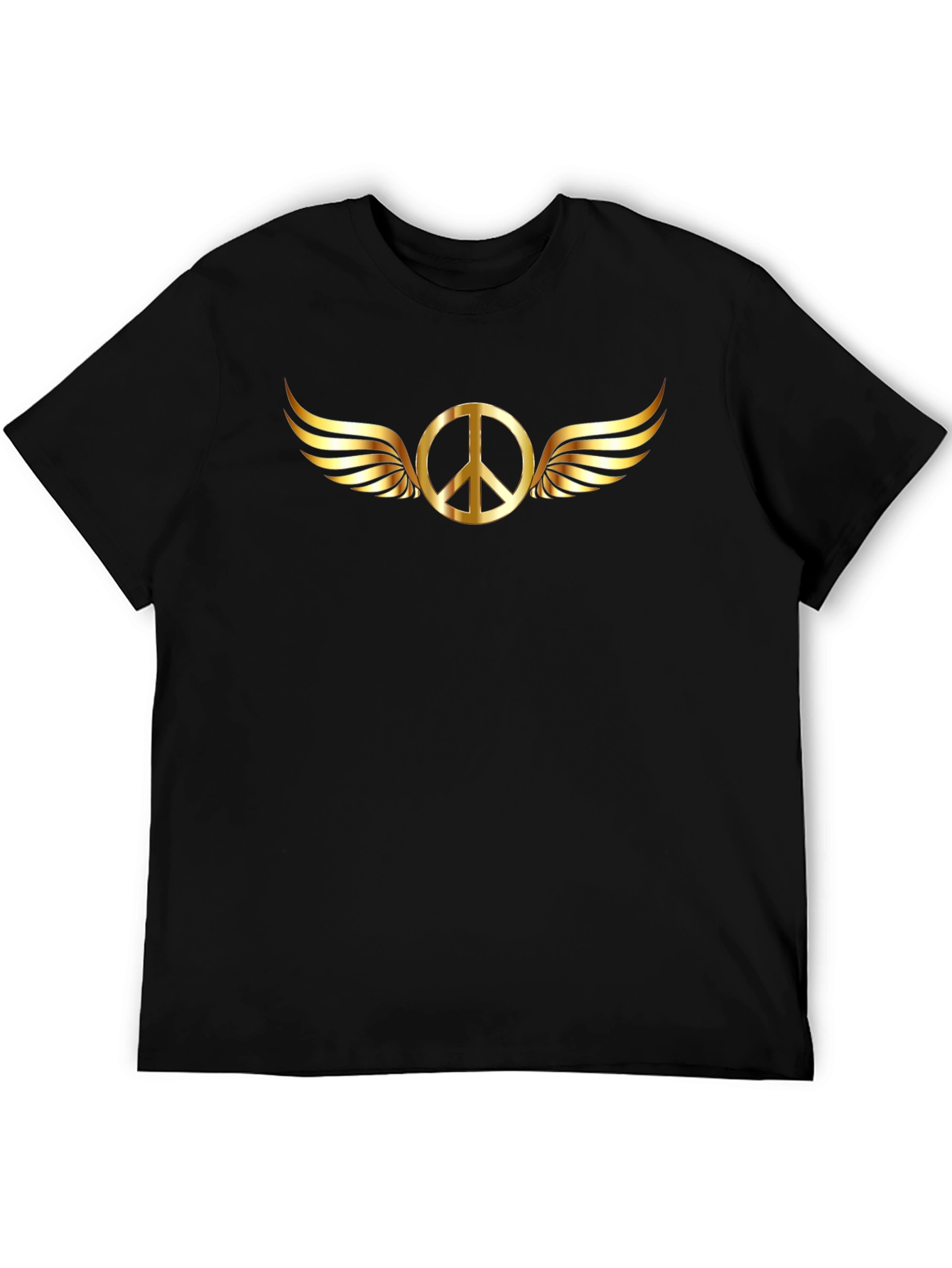 Peace Sign with Wings Graphic Tee