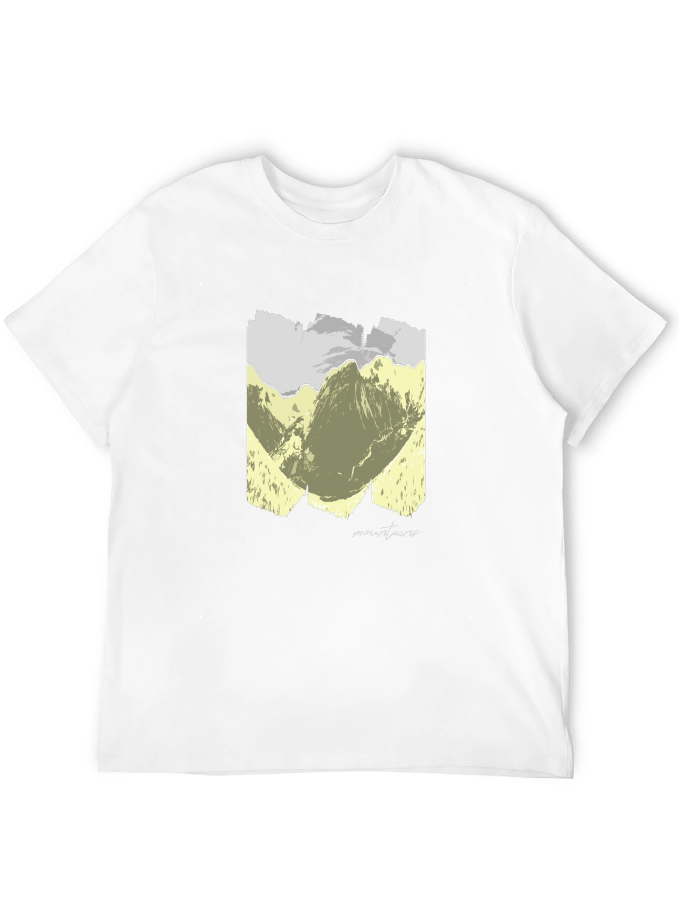 Mountains Graphic T-Shirt - Unisex Black Tee