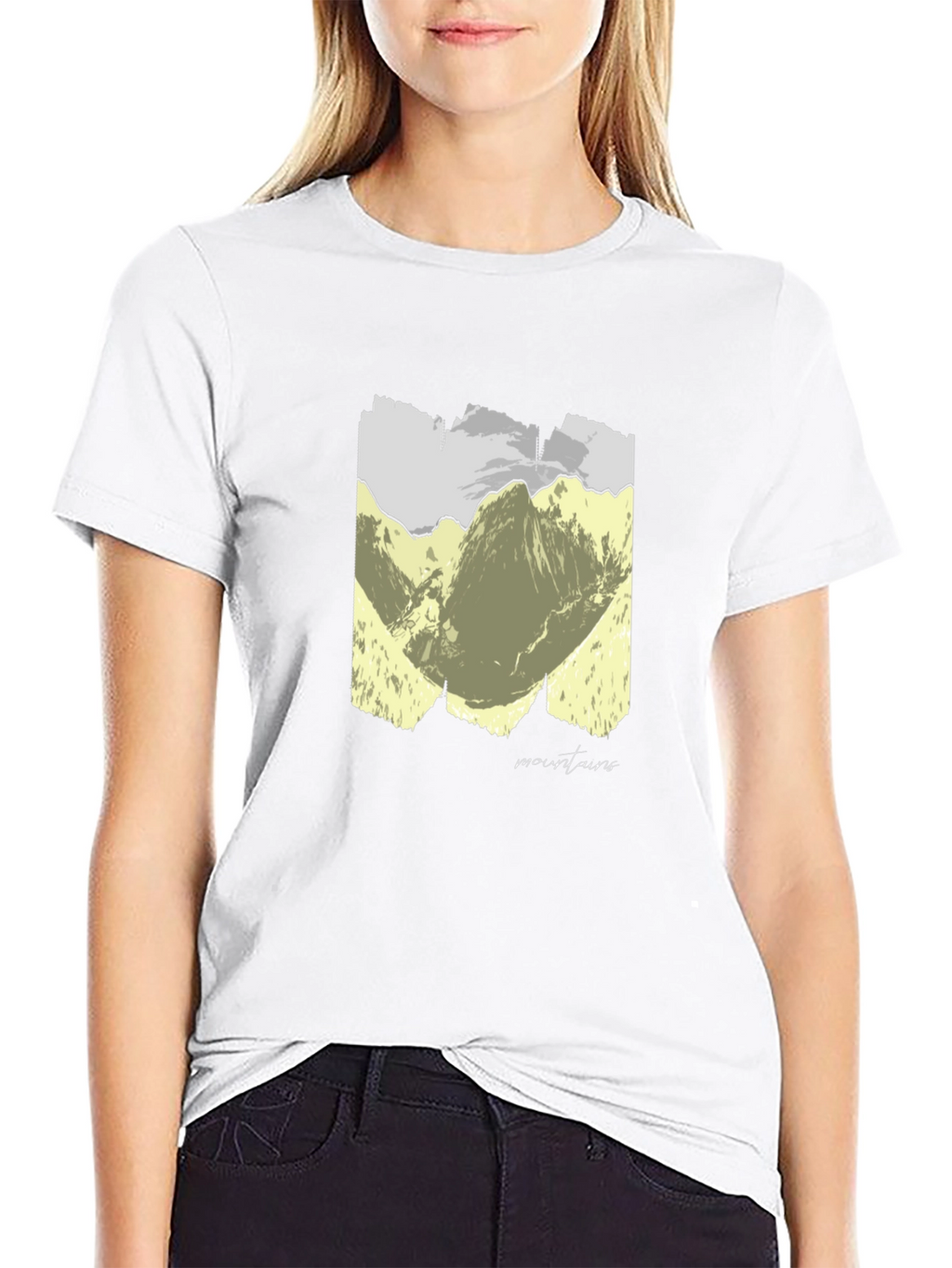 Mountains Graphic T-Shirt - Unisex Black Tee