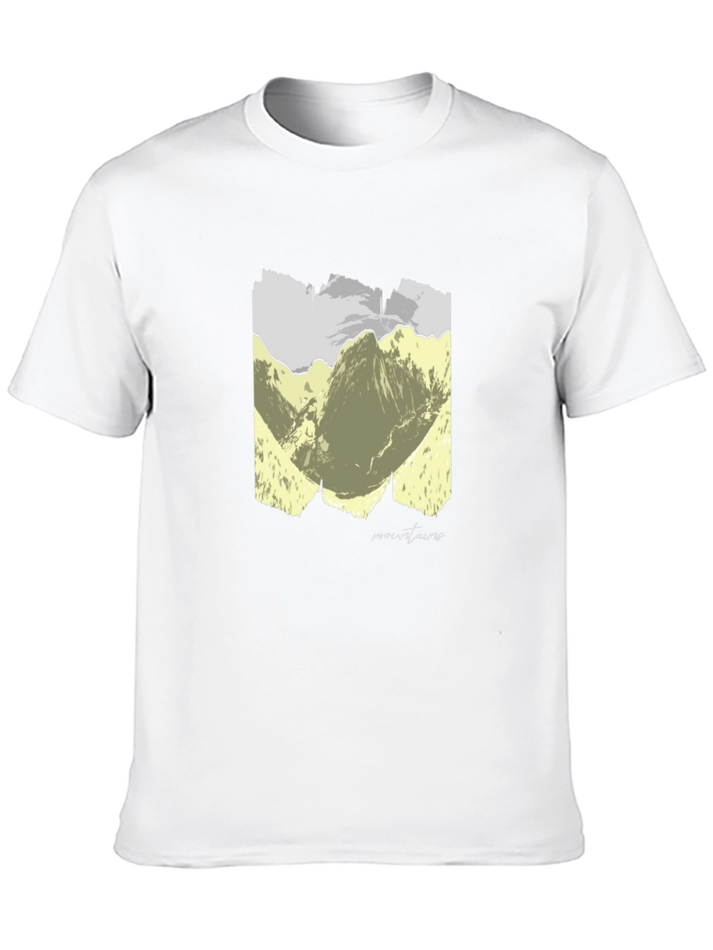 Mountains Graphic T-Shirt - Unisex Black Tee