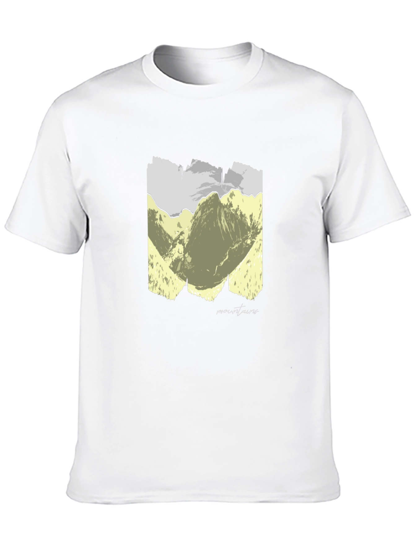 Mountains Graphic T-Shirt - Unisex Black Tee