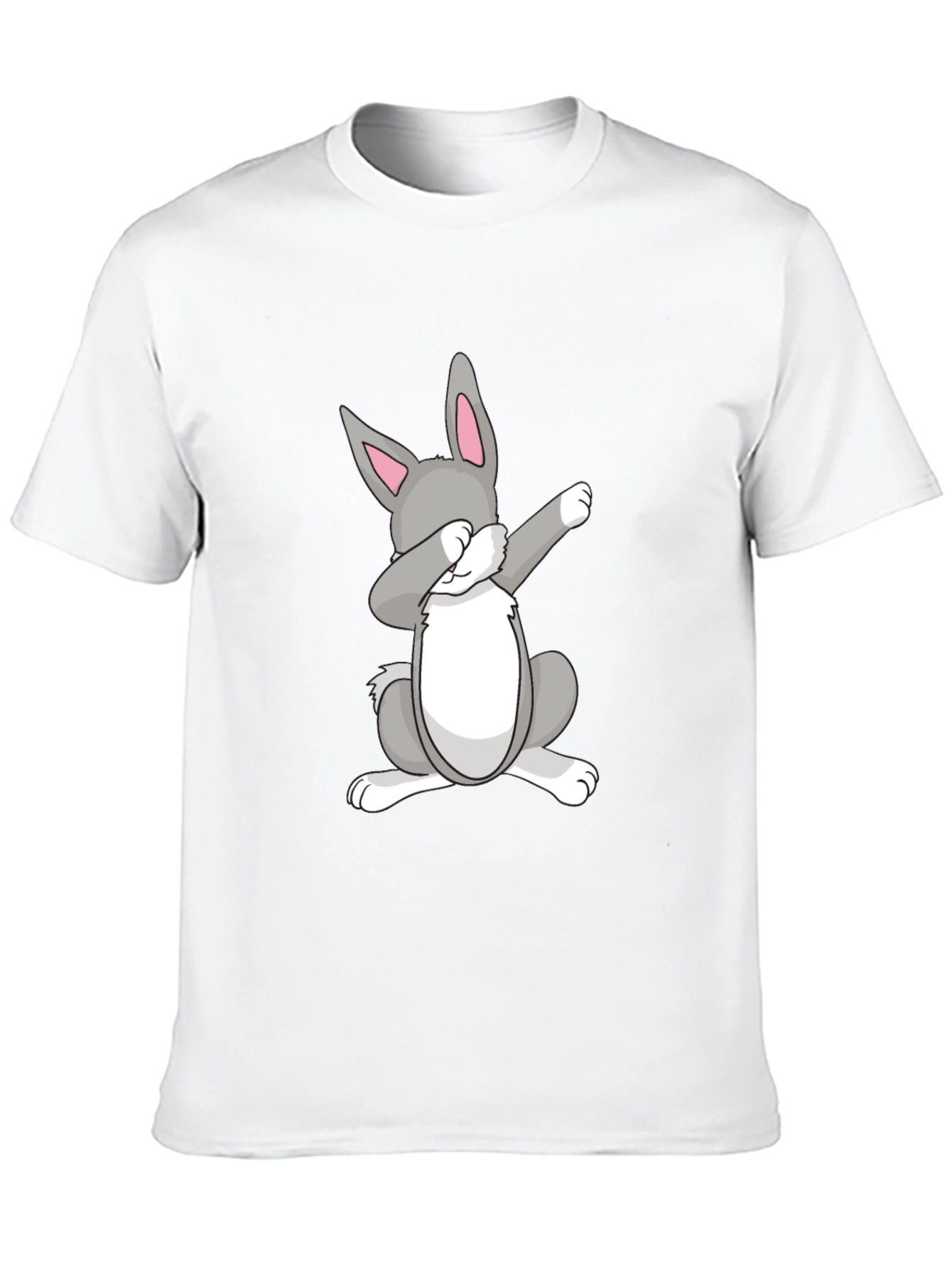Dabbing Easter Bunny Black T-Shirt