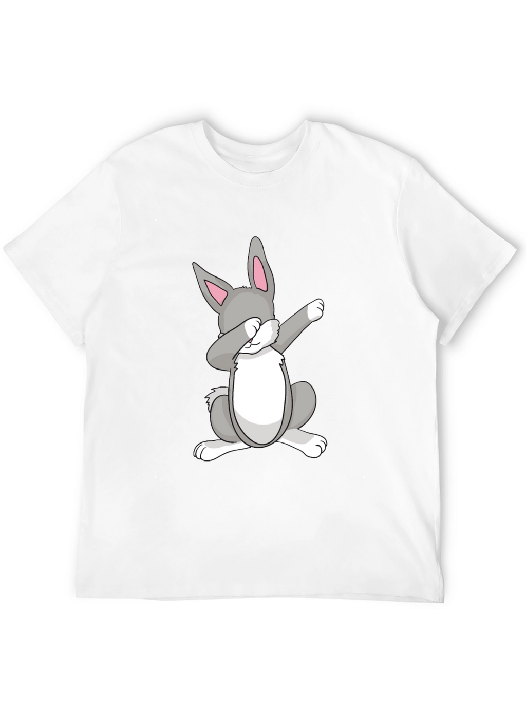 Dabbing Easter Bunny Black T-Shirt