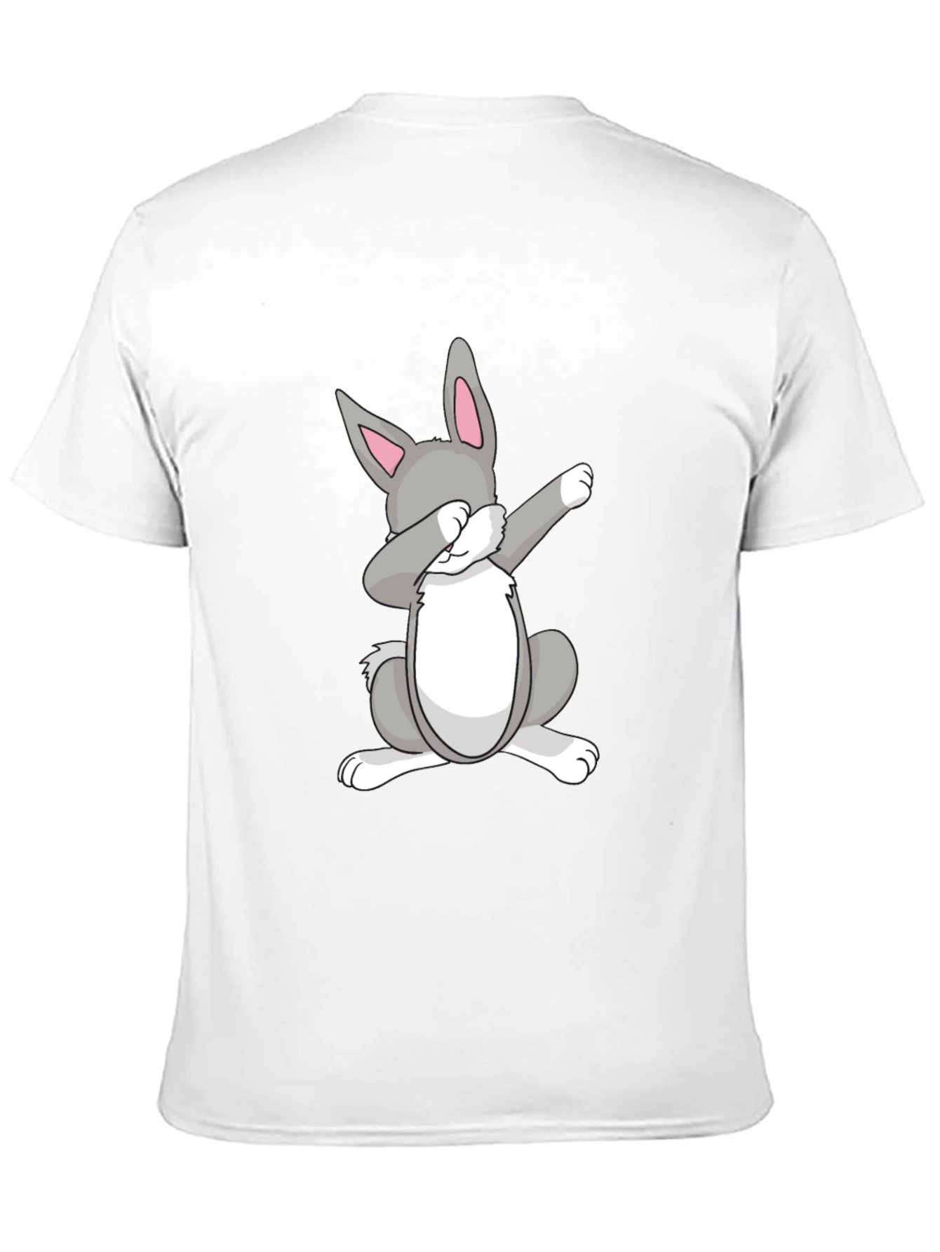 Dabbing Easter Bunny Black T-Shirt