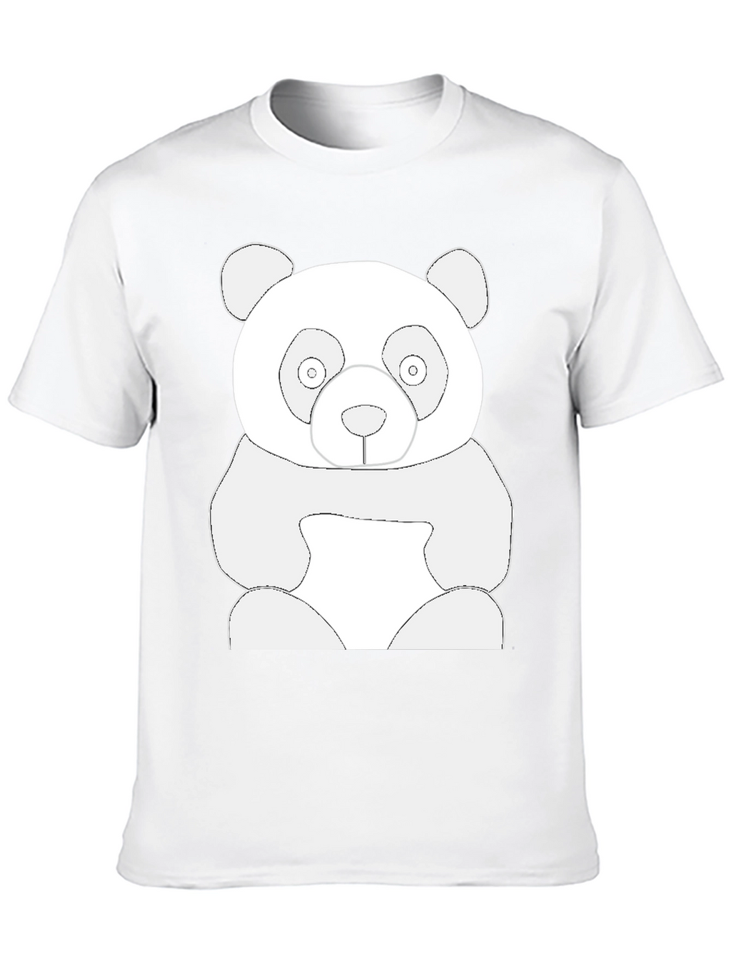 Cool Panda Graphic Tee - Black Cotton T-Shirt