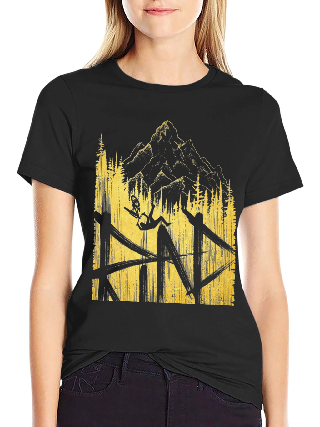 Mountain Biking T-Shirt - Adventure Ready