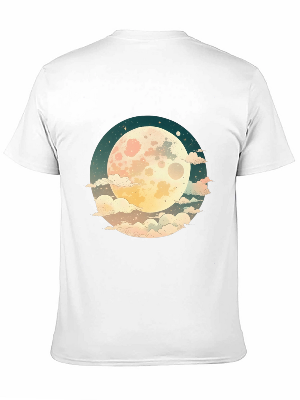 Celestial Moon Graphic Tee - Unisex Black T-Shirt