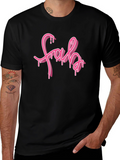 Fab Drip Tee - Trendy Graphic Black T-Shirt