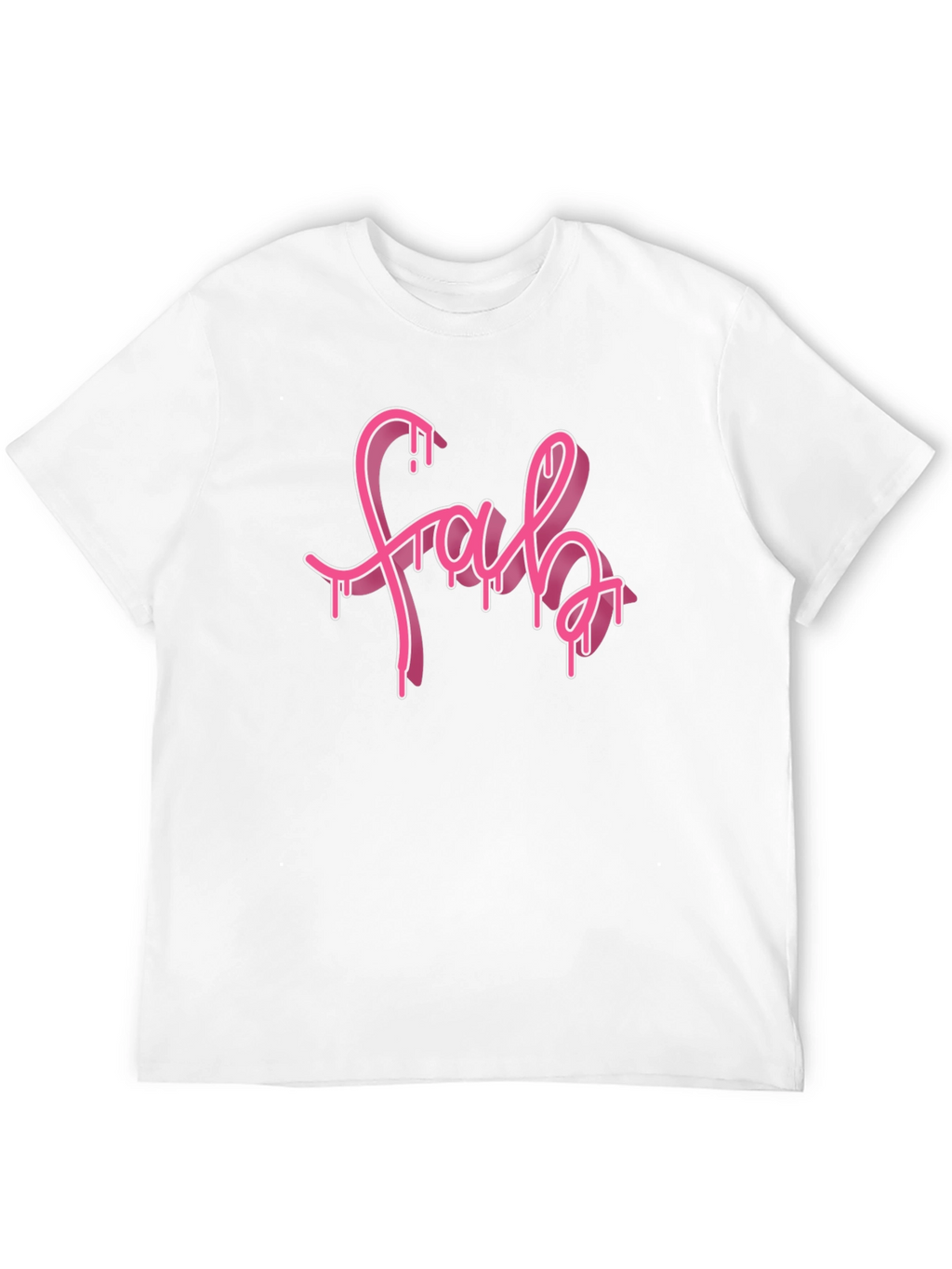 Fab Drip Tee - Trendy Graphic Black T-Shirt
