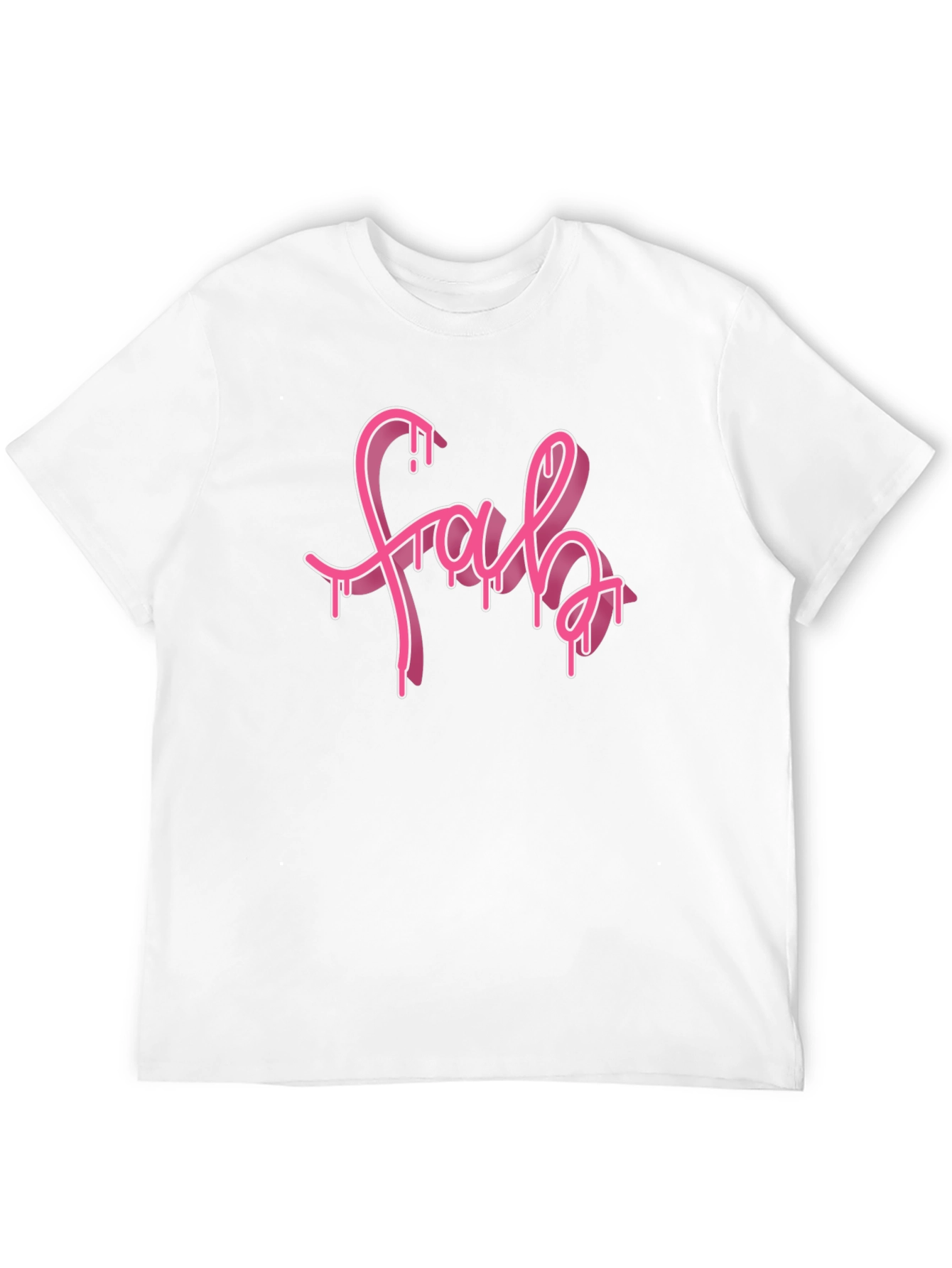Fab Drip Tee - Trendy Graphic Black T-Shirt