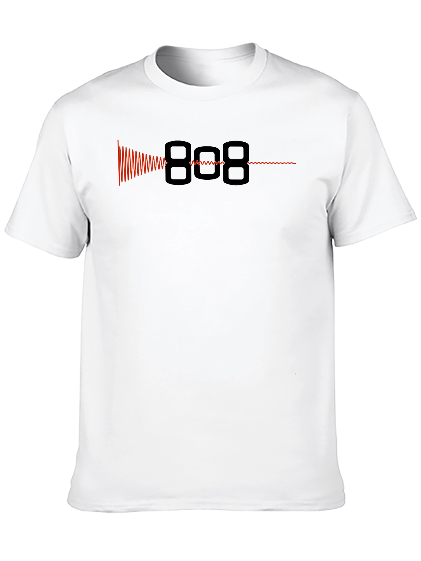 808 Waveform Graphic Tee - Black