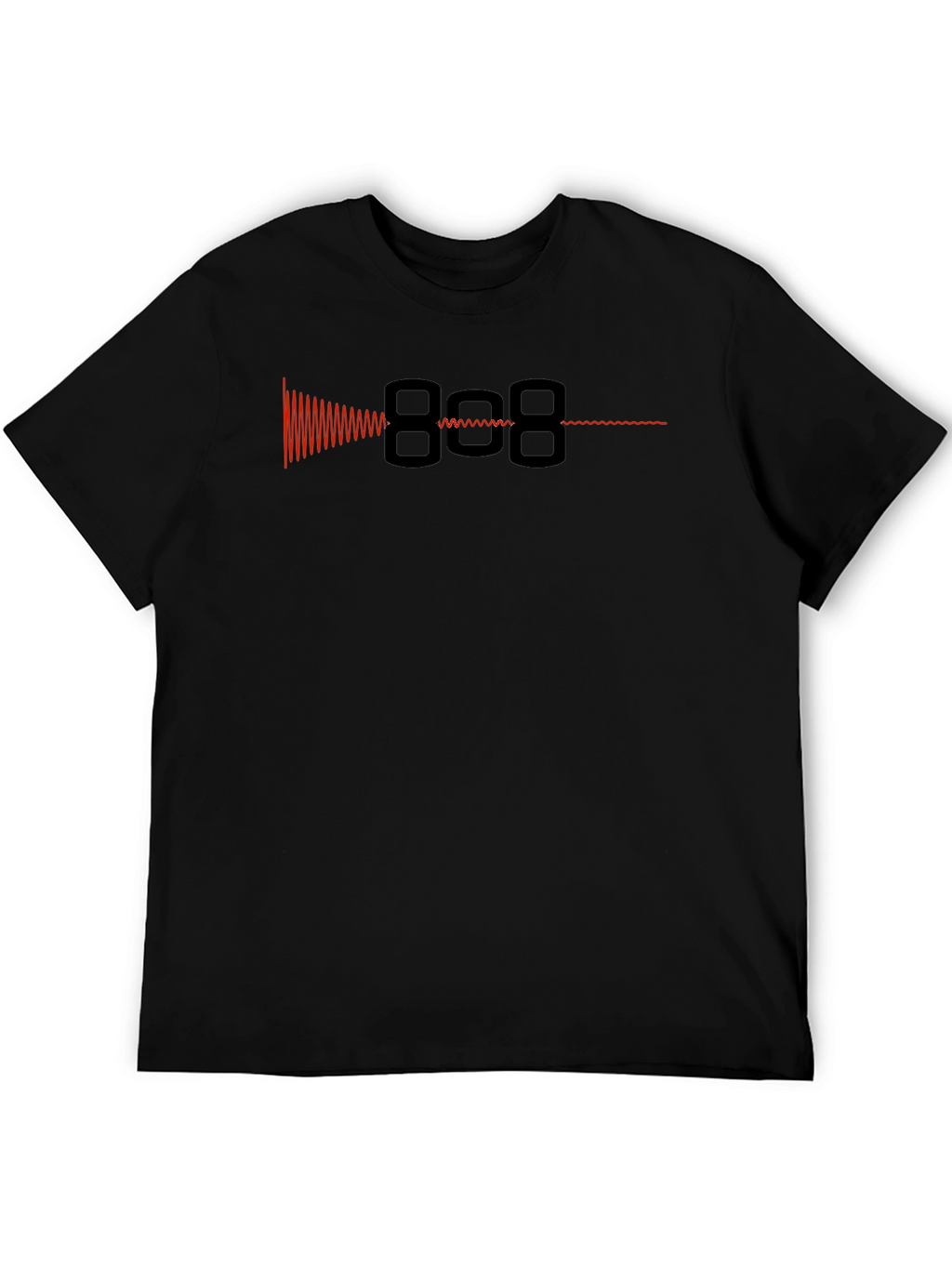 808 Waveform Graphic Tee - Black