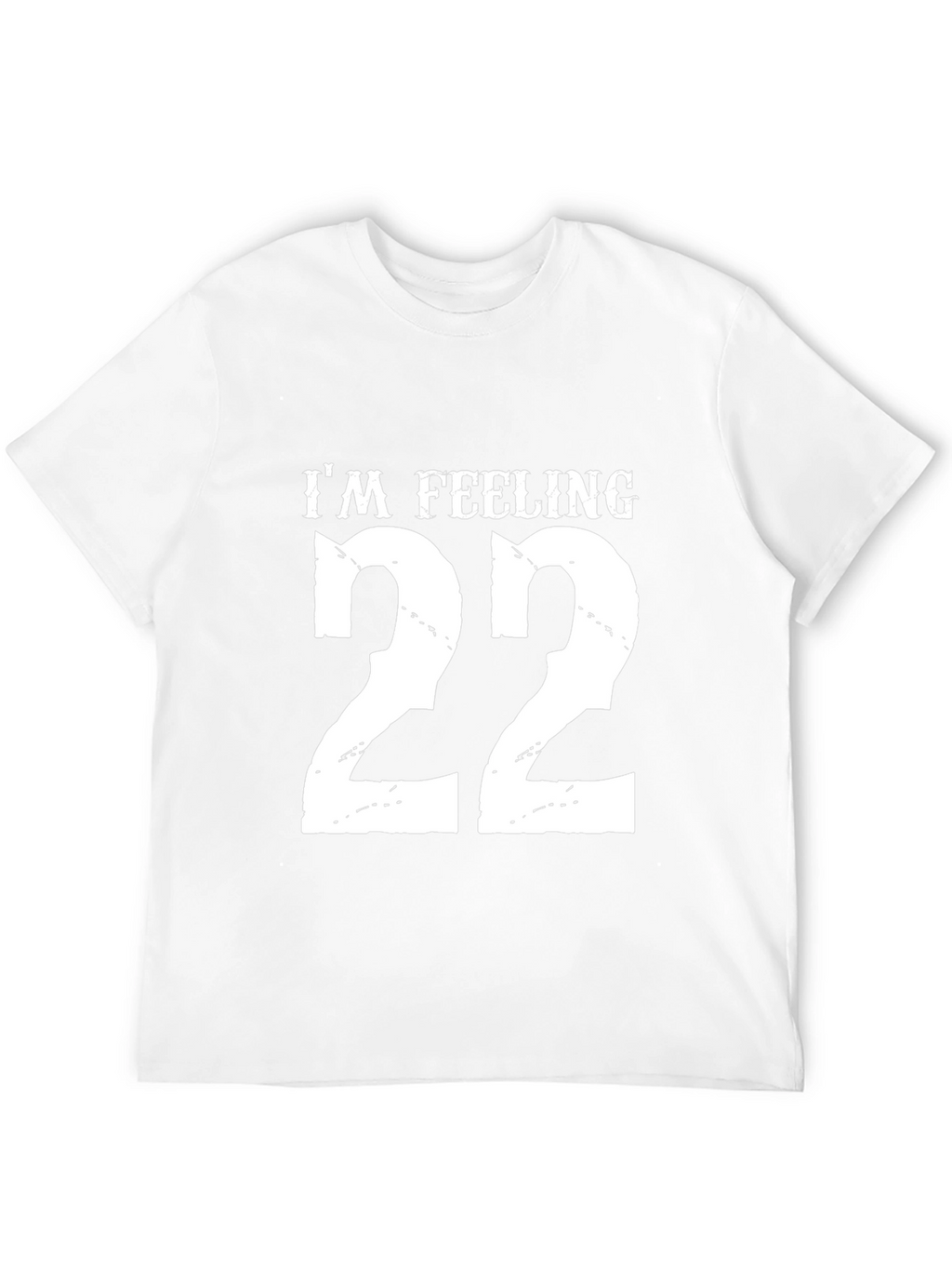 Im Feeling 22 Black Graphic Tee Shirt