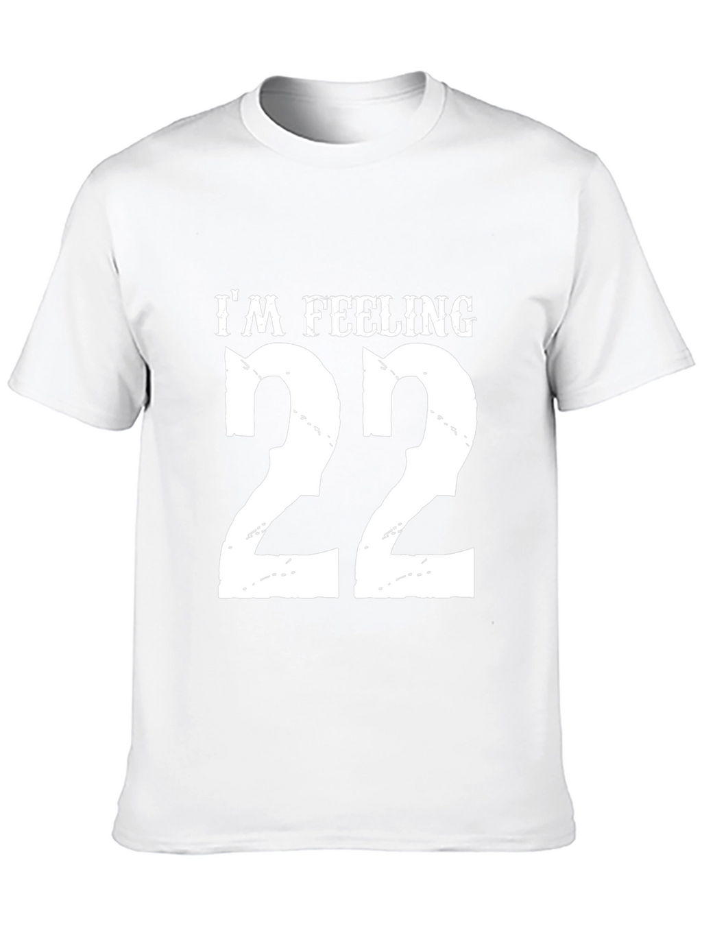 Im Feeling 22 Black Graphic Tee Shirt