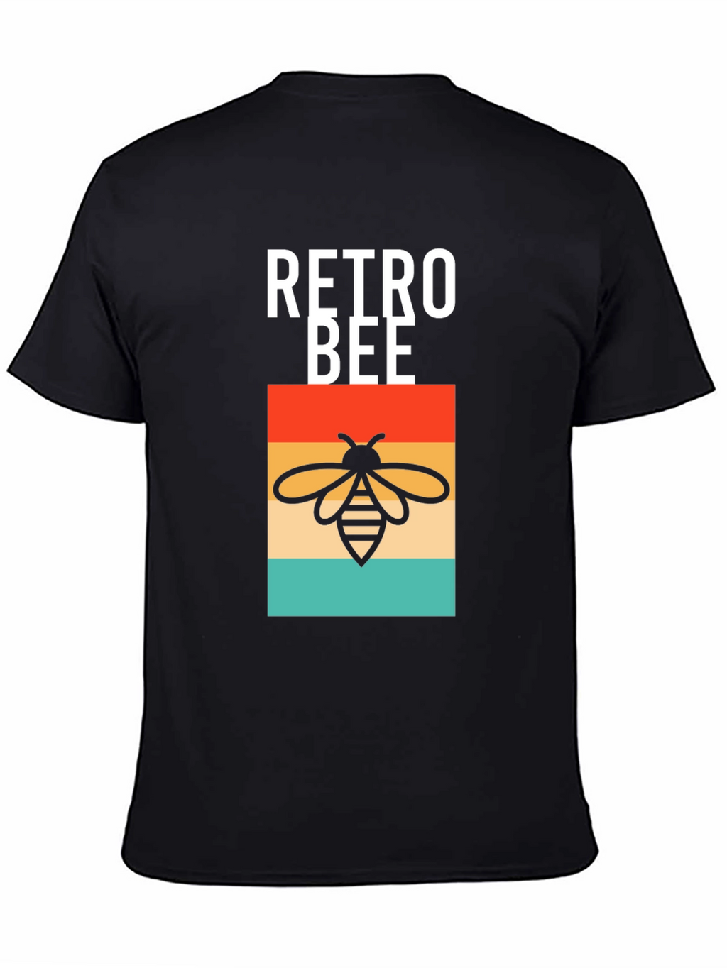 Retro Bee Graphic T-Shirt - Trendy Style